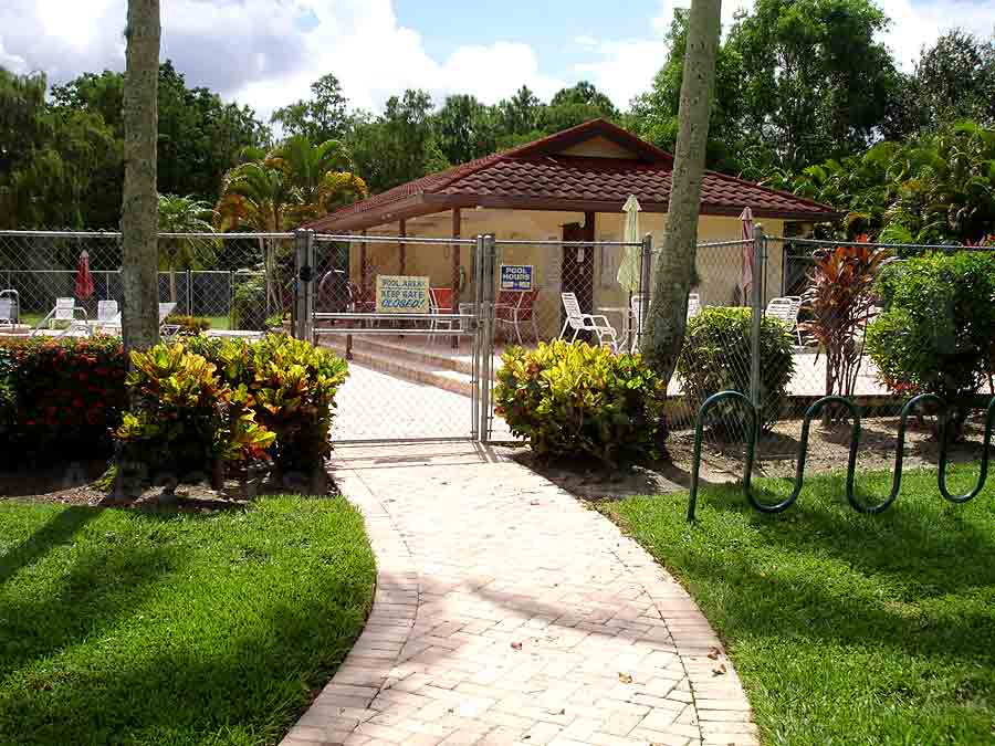 Boca Ciega Manor Pool Gate